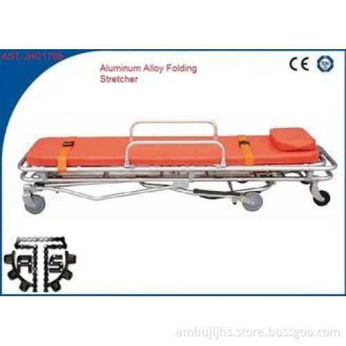 Wounded Rescue Folding Ambulance Stretcher , Patient Transp